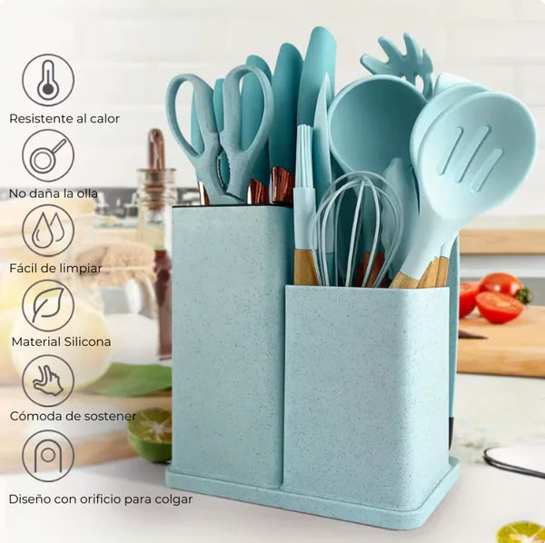 ChefPro™ SET DE 19 UTENSILIOS DE COCINA