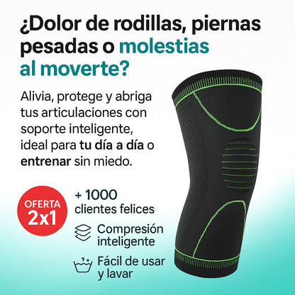 2x1 Rodillera de Acupresión – Alivio, soporte y piernas más livianas