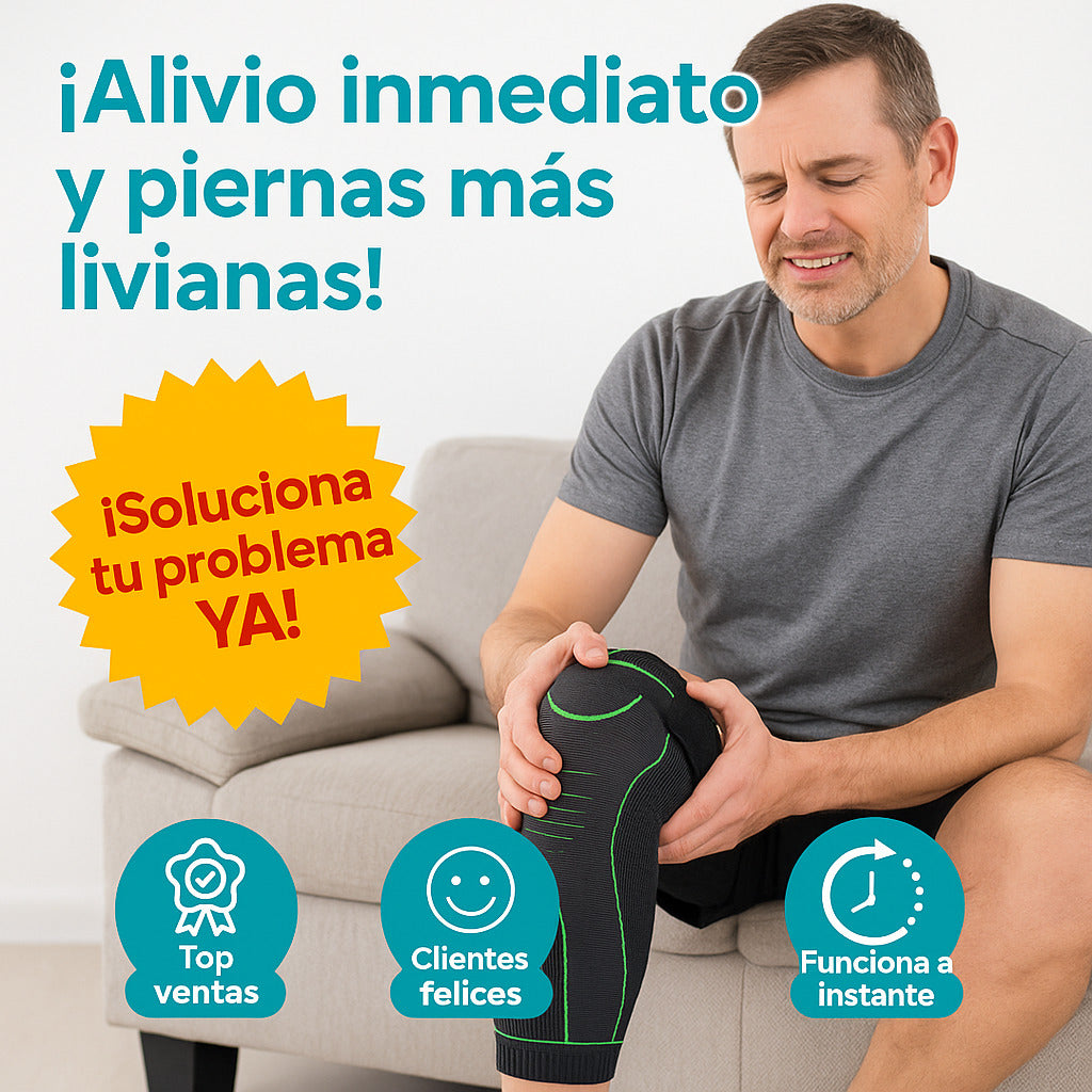 2x1 Rodillera de Acupresión – Alivio, soporte y piernas más livianas