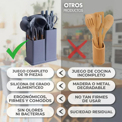 ChefPro™ SET DE 19 UTENSILIOS DE COCINA